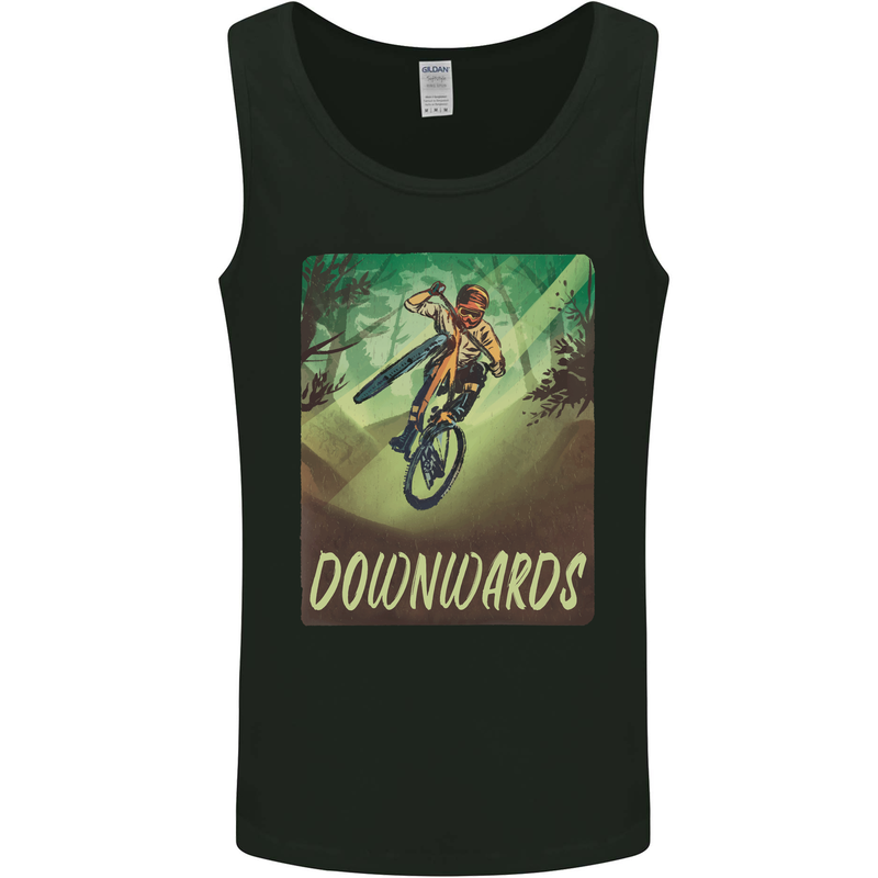 Downhill Mountain Biking DH Cycling Bicycle Mens Vest Tank Top Black