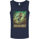 Downhill Mountain Biking DH Cycling Bicycle Mens Vest Tank Top Navy Blue