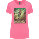 Downhill Mountain Biking DH Cycling Bicycle Womens Wider Cut T-Shirt Azalea