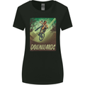 Downhill Mountain Biking DH Cycling Bicycle Womens Wider Cut T-Shirt Black