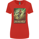 Downhill Mountain Biking DH Cycling Bicycle Womens Wider Cut T-Shirt Red