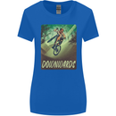 Downhill Mountain Biking DH Cycling Bicycle Womens Wider Cut T-Shirt Royal Blue