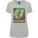 Downhill Mountain Biking DH Cycling Bicycle Womens Wider Cut T-Shirt Sports Grey