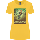 Downhill Mountain Biking DH Cycling Bicycle Womens Wider Cut T-Shirt Yellow