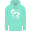 Downhill Mountain Biking DH Cycling Childrens Kids Hoodie Peppermint