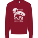 Downhill Mountain Biking DH Cycling Kids Sweatshirt Jumper Red