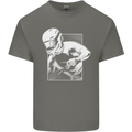 Downhill Mountain Biking DH Cycling Kids T-Shirt Childrens Charcoal