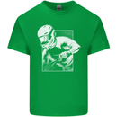 Downhill Mountain Biking DH Cycling Kids T-Shirt Childrens Irish Green