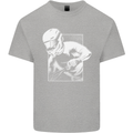 Downhill Mountain Biking DH Cycling Kids T-Shirt Childrens Sports Grey