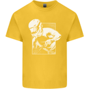 Downhill Mountain Biking DH Cycling Kids T-Shirt Childrens Yellow