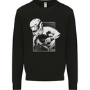 Downhill Mountain Biking DH Cycling Mens Sweatshirt Jumper Black