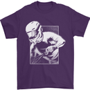 Downhill Mountain Biking DH Cycling Mens T-Shirt 100% Cotton Purple