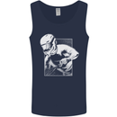 Downhill Mountain Biking DH Cycling Mens Vest Tank Top Navy Blue