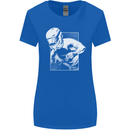 Downhill Mountain Biking DH Cycling Womens Wider Cut T-Shirt Royal Blue