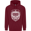 Downhill Mountain Biking Helmet DH MTB Childrens Kids Hoodie Maroon