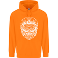 Downhill Mountain Biking Helmet DH MTB Childrens Kids Hoodie Orange