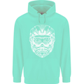 Downhill Mountain Biking Helmet DH MTB Childrens Kids Hoodie Peppermint