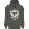 Downhill Mountain Biking Helmet DH MTB Childrens Kids Hoodie Storm Grey
