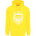 Downhill Mountain Biking Helmet DH MTB Childrens Kids Hoodie Yellow