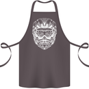 Downhill Mountain Biking Helmet DH MTB Cotton Apron 100% Organic Dark Grey