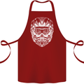 Downhill Mountain Biking Helmet DH MTB Cotton Apron 100% Organic Maroon