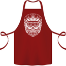Downhill Mountain Biking Helmet DH MTB Cotton Apron 100% Organic Maroon