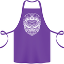Downhill Mountain Biking Helmet DH MTB Cotton Apron 100% Organic Purple
