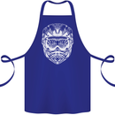 Downhill Mountain Biking Helmet DH MTB Cotton Apron 100% Organic Royal Blue