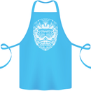 Downhill Mountain Biking Helmet DH MTB Cotton Apron 100% Organic Turquoise