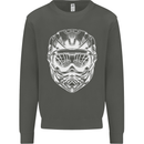 Downhill Mountain Biking Helmet DH MTB Kids Sweatshirt Jumper Storm Grey