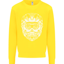 Downhill Mountain Biking Helmet DH MTB Kids Sweatshirt Jumper Yellow
