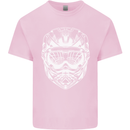 Downhill Mountain Biking Helmet DH MTB Kids T-Shirt Childrens Light Pink
