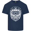 Downhill Mountain Biking Helmet DH MTB Kids T-Shirt Childrens Navy Blue