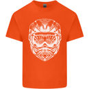Downhill Mountain Biking Helmet DH MTB Kids T-Shirt Childrens Orange