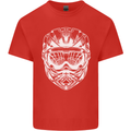 Downhill Mountain Biking Helmet DH MTB Kids T-Shirt Childrens Red