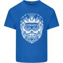 Downhill Mountain Biking Helmet DH MTB Kids T-Shirt Childrens Royal Blue
