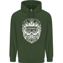 Downhill Mountain Biking Helmet DH MTB Mens 80% Cotton Hoodie Forest Green
