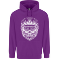 Downhill Mountain Biking Helmet DH MTB Mens 80% Cotton Hoodie Purple