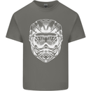 Downhill Mountain Biking Helmet DH MTB Mens Cotton T-Shirt Tee Top Charcoal