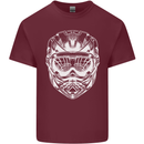 Downhill Mountain Biking Helmet DH MTB Mens Cotton T-Shirt Tee Top Maroon