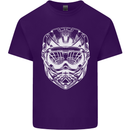 Downhill Mountain Biking Helmet DH MTB Mens Cotton T-Shirt Tee Top Purple