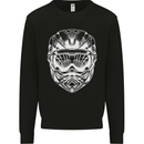 Downhill Mountain Biking Helmet DH MTB Mens Sweatshirt Jumper Black
