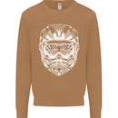 Downhill Mountain Biking Helmet DH MTB Mens Sweatshirt Jumper Caramel Latte