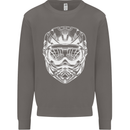 Downhill Mountain Biking Helmet DH MTB Mens Sweatshirt Jumper Charcoal