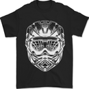 Downhill Mountain Biking Helmet DH MTB Mens T-Shirt 100% Cotton Black
