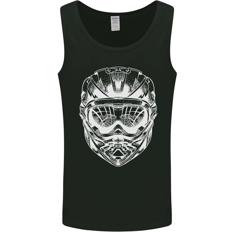 Downhill Mountain Biking Helmet DH MTB Mens Vest Tank Top Black