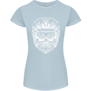 Downhill Mountain Biking Helmet DH MTB Womens Petite Cut T-Shirt Light Blue