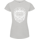 Downhill Mountain Biking Helmet DH MTB Womens Petite Cut T-Shirt Sports Grey