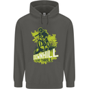 Downhill Mountain Biking My Thrill Cycling Childrens Kids Hoodie Storm Grey