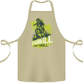 Downhill Mountain Biking My Thrill Cycling Cotton Apron 100% Organic Khaki
